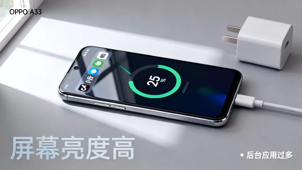 oppoa33耗电快怎么回事，OPPO A33电池续航短