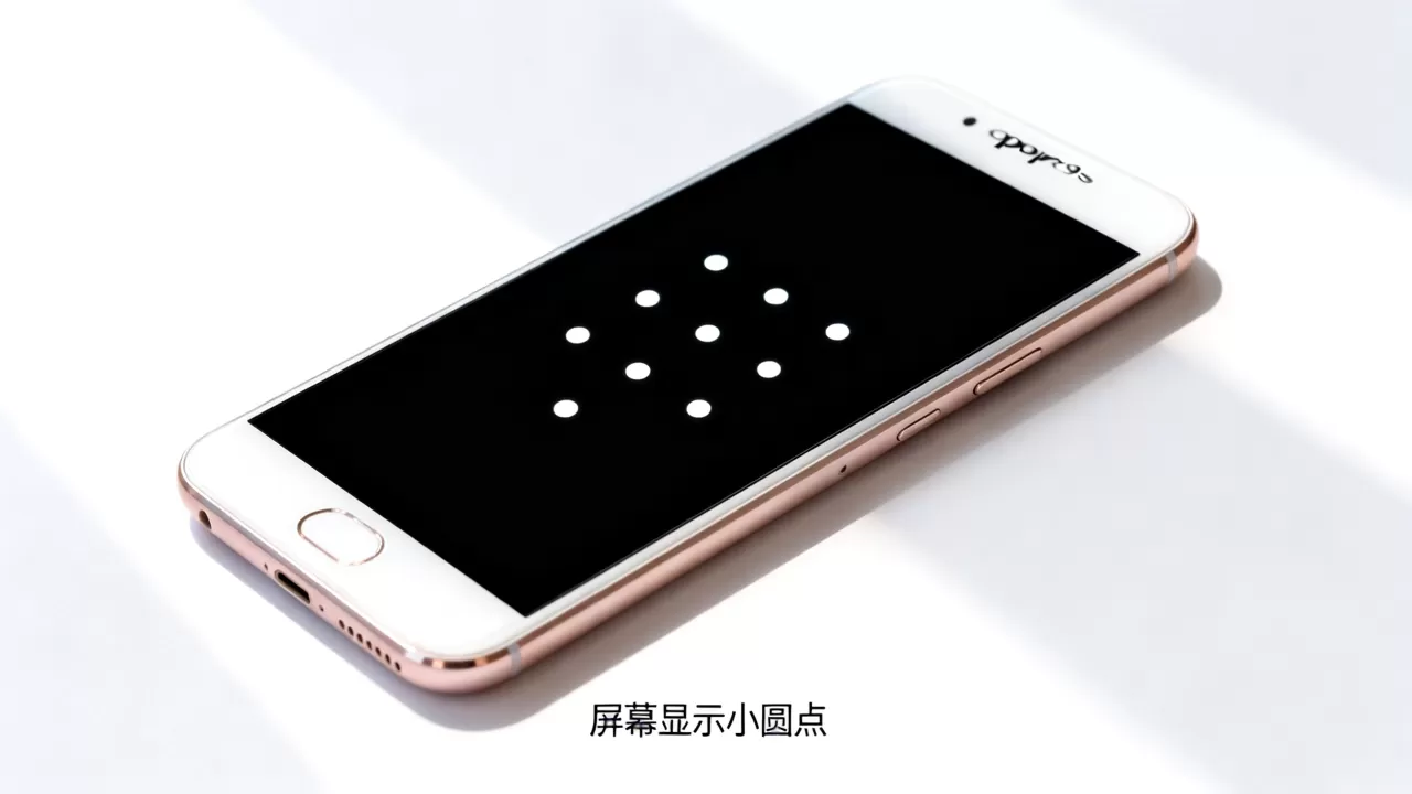 oppor9s小圆点是什么,oppor9s手机屏幕显示白色小圆点 oppor9s小圆点是什么,oppor9s手机屏幕显示白色小圆点