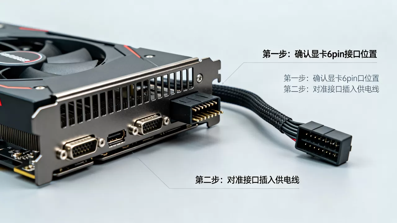 6孔独立供电显卡教程,6pin显卡供电线怎么接 6孔独立供电显卡教程,6pin显卡供电线怎么接