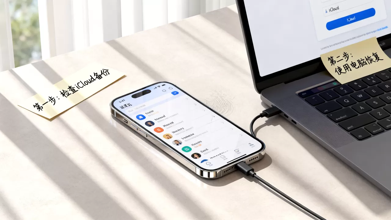 iphone手机通讯录丢了怎么办啊，苹果手机通讯录恢复方法