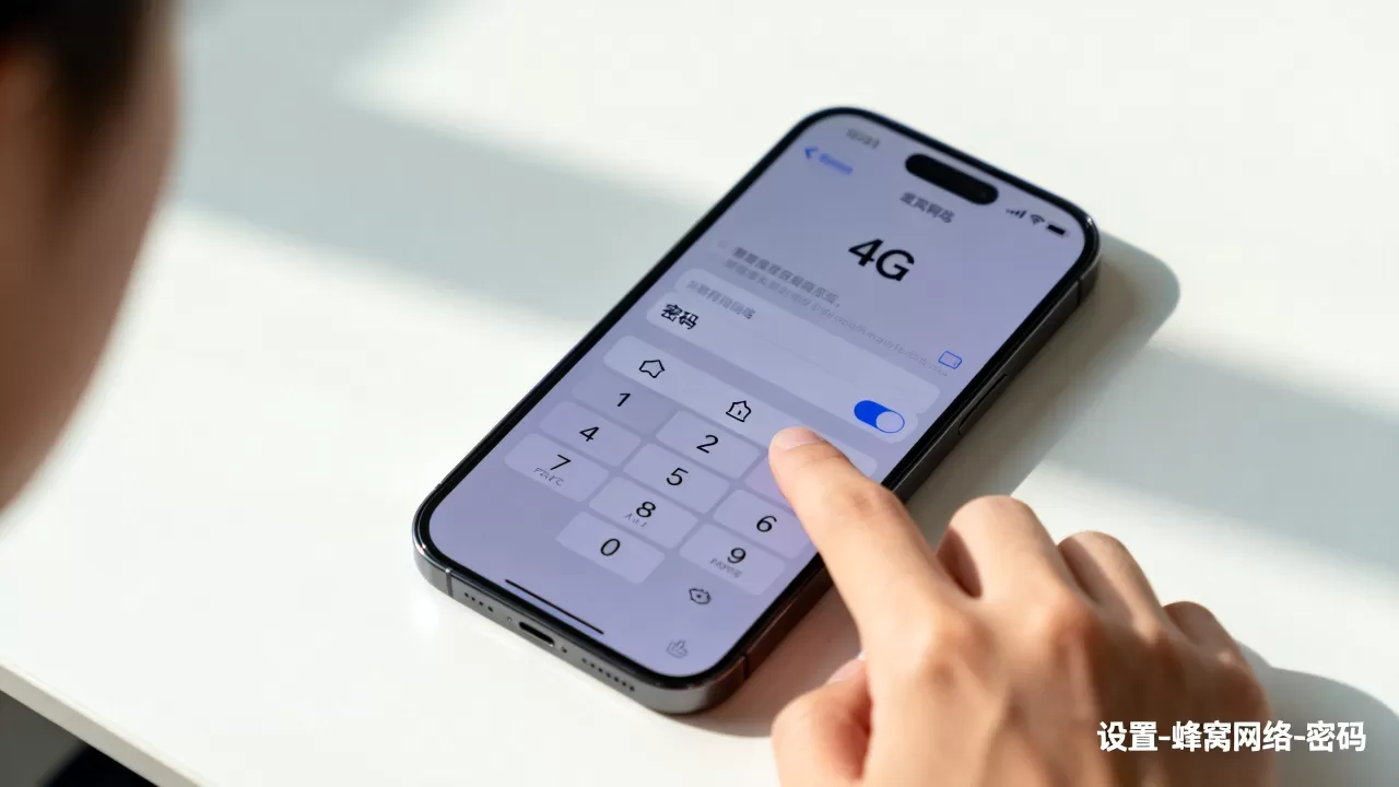 iPhone4G网络设置密码怎么打开，iPhone4G网络设置密码