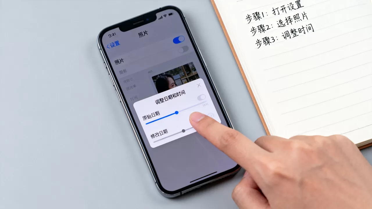 iPhone照片时间不显示怎么办，苹果手机照片时间怎么设置