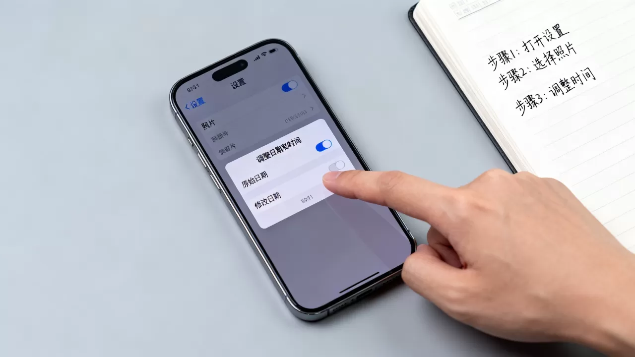 iPhone照片时间不显示怎么办，苹果手机照片时间怎么设置