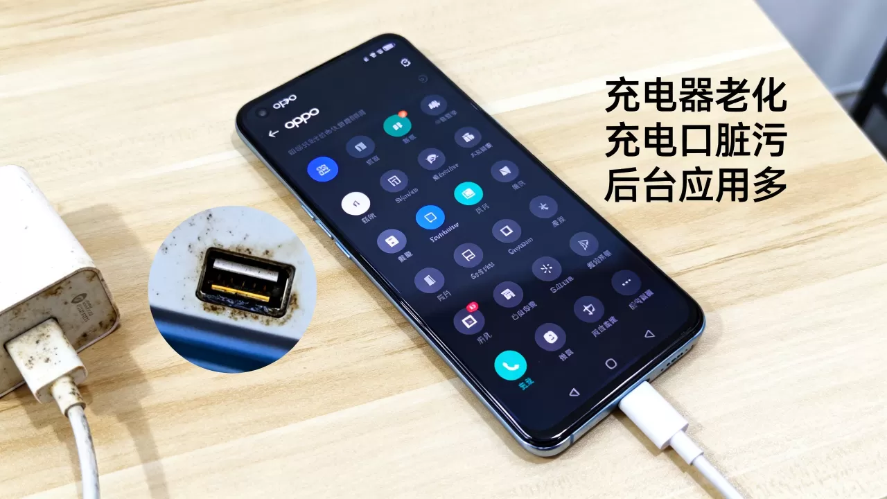 oppo充电为什么慢了，oppo手机充电慢是什么原因