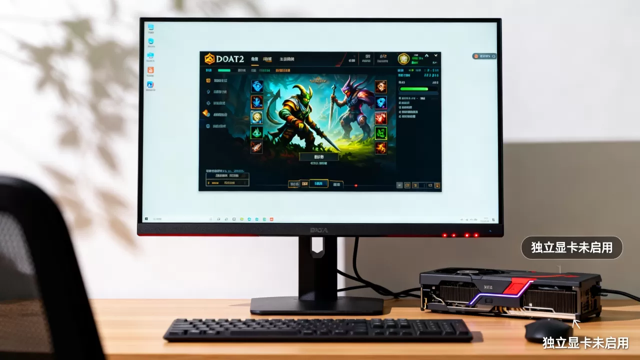 dota2 不启动独立显卡