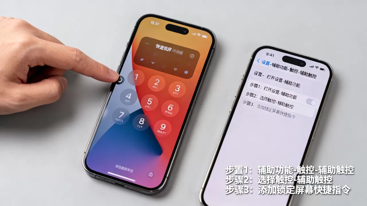 iphone怎么快速锁屏，iPhone锁屏快捷键设置