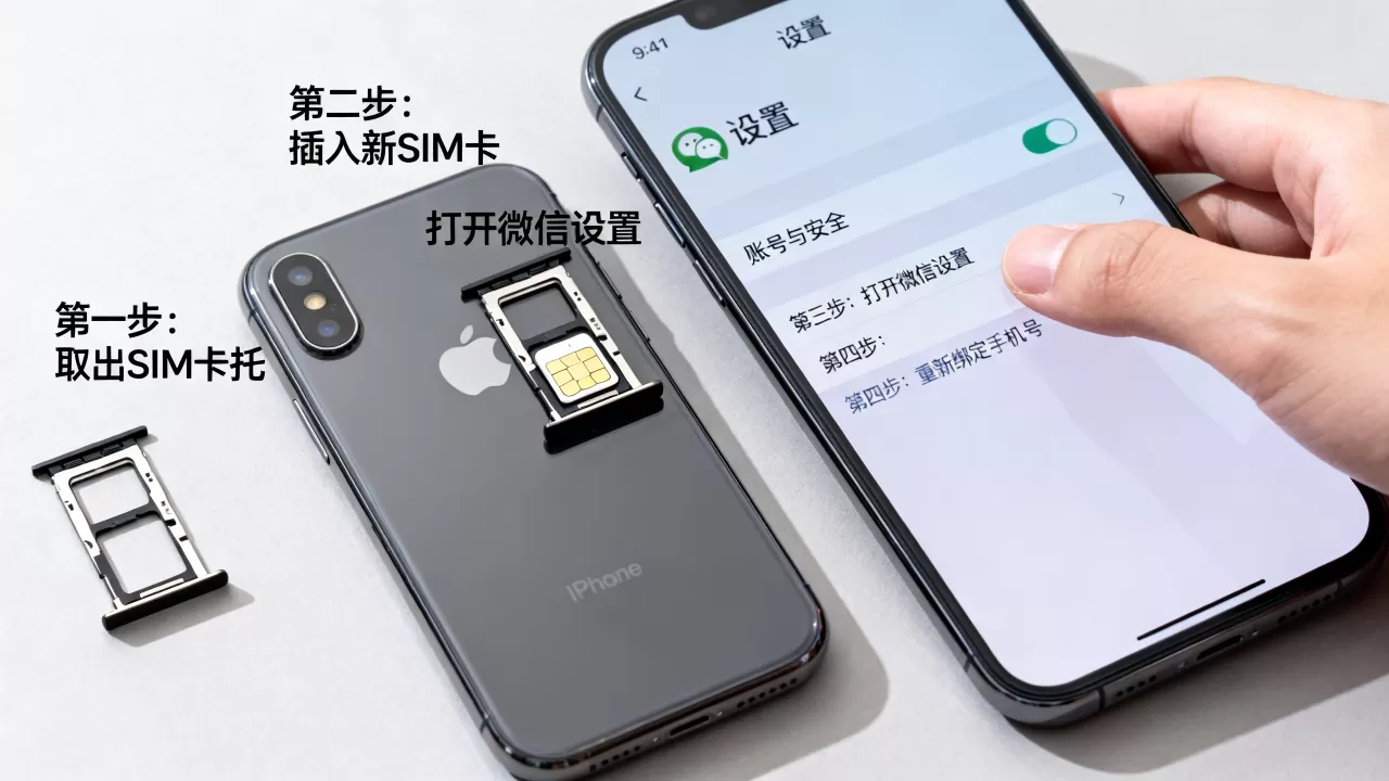 iphone怎么换卡绑定,iphone换卡后微信怎么重新绑定 iphone怎么换卡绑定,iphone换卡后微信怎么重新绑定