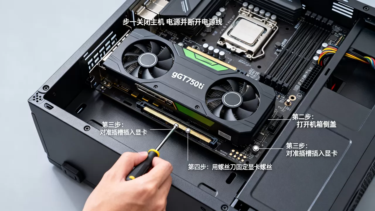 gtx750ti显卡怎么装，gtx750ti显卡安装教程