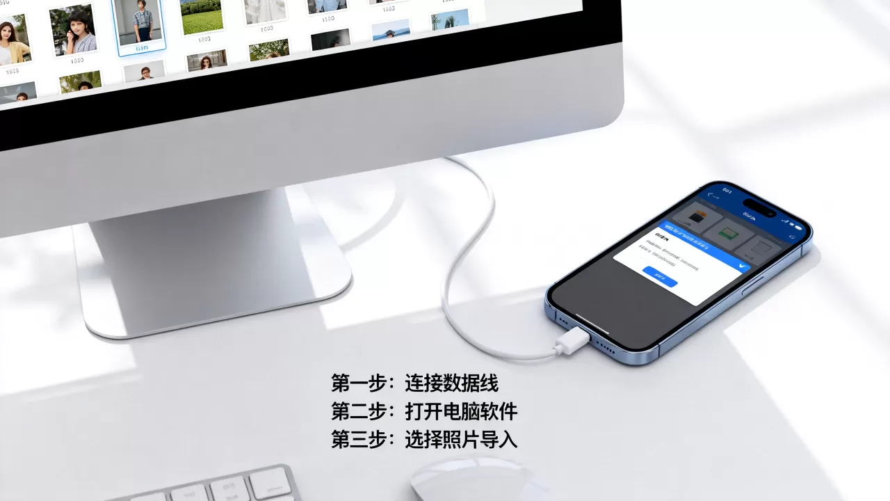 iphone怎么从电脑传照片到手机软件,iphone照片导入手机方法 iphone怎么从电脑传照片到手机软件,iphone照片导入手机方法