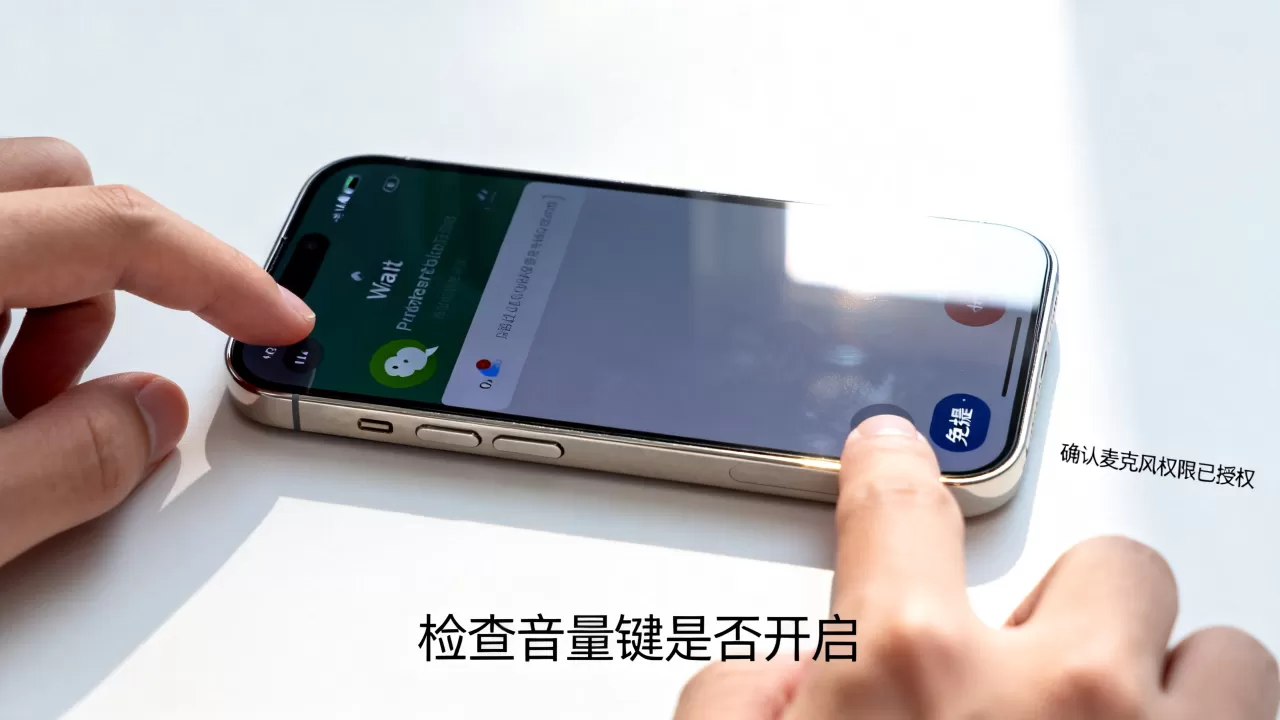 iphone微信电话没声音是怎么回事，微信通话无声