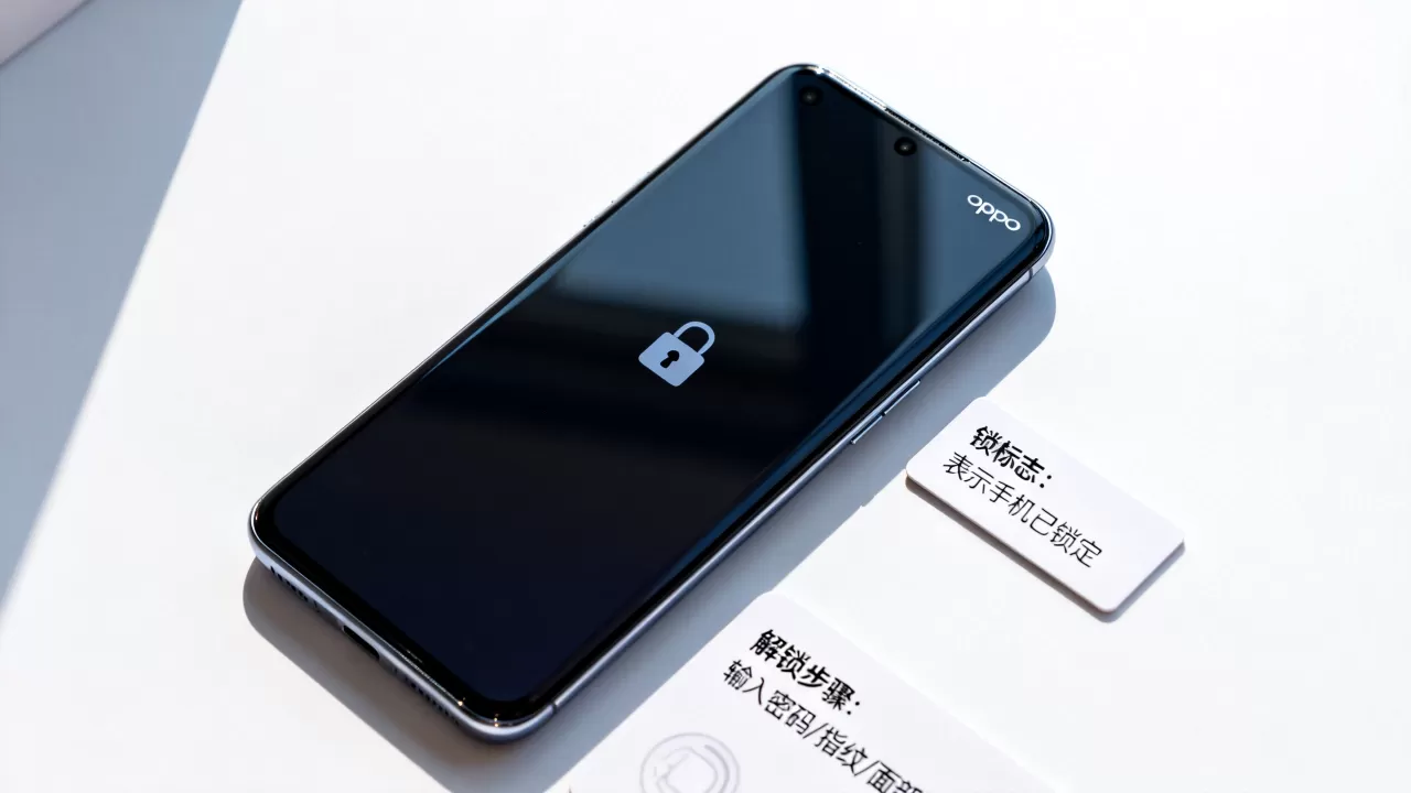 oppo手机锁标志是什么意思，oppo手机图标带锁怎么解锁