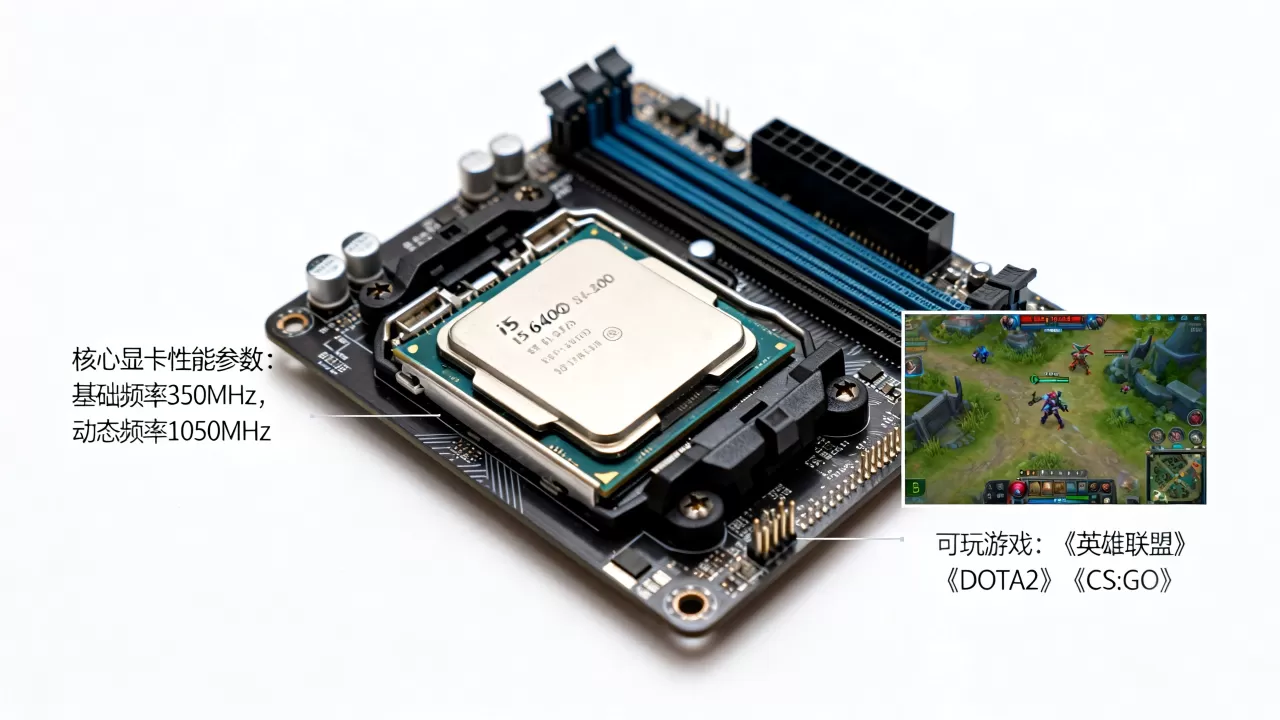 i5 6400核心显卡性能如何，i5 6400核显能玩什么游戏
