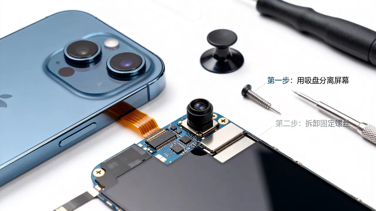 iphone摄像头怎么拆，iphone手机摄像头拆卸教程