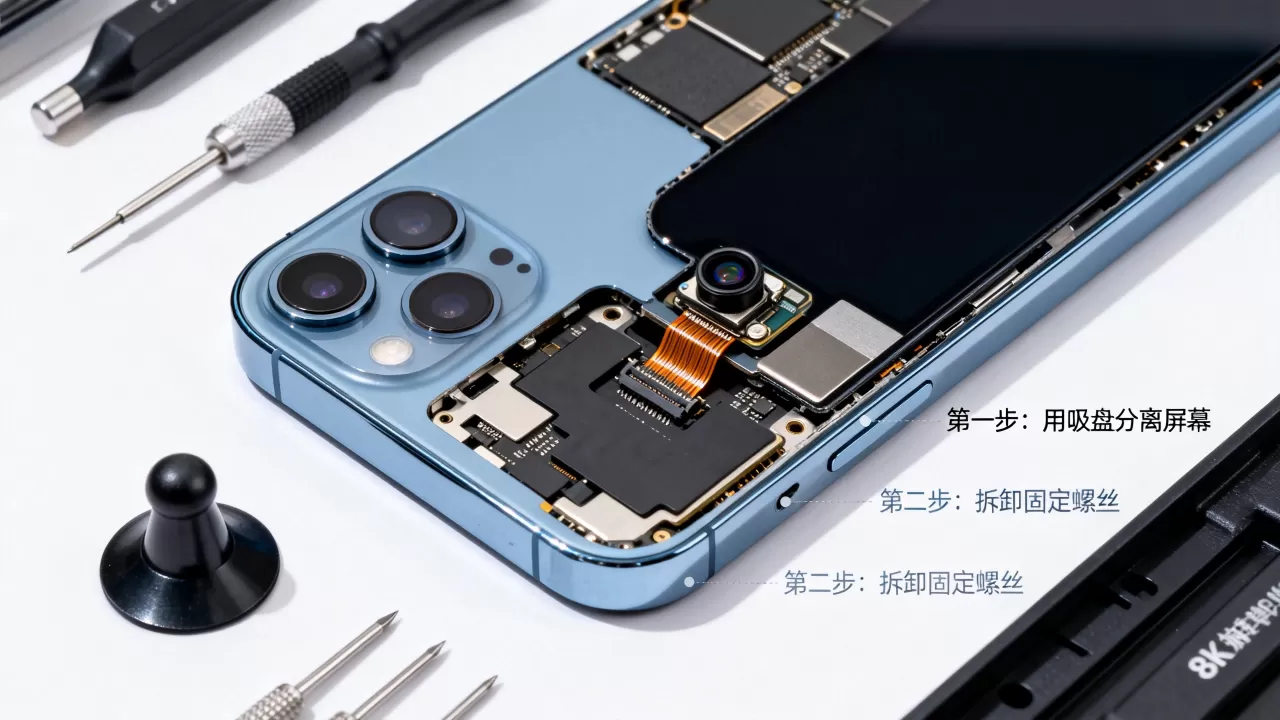 iphone摄像头怎么拆，iphone手机摄像头拆卸教程