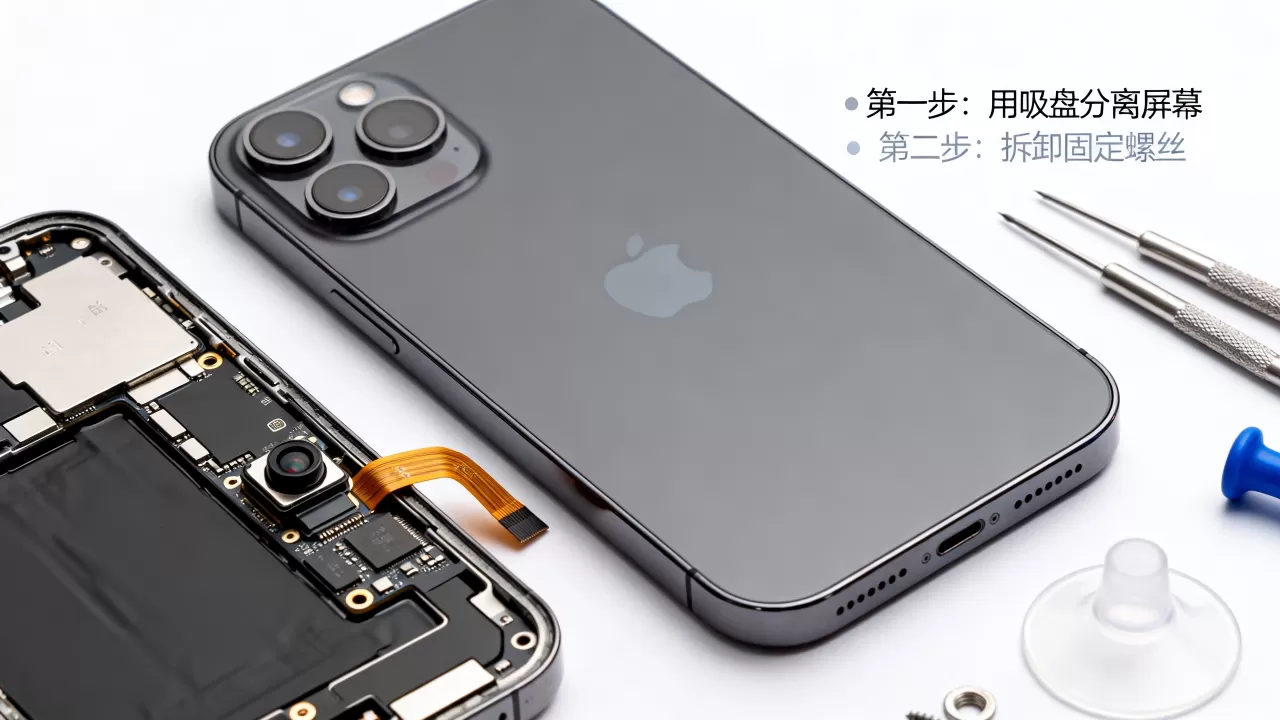 iphone摄像头怎么拆，iphone手机摄像头拆卸教程