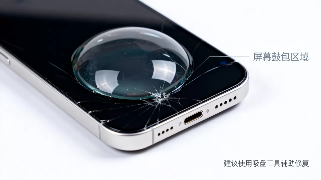 iPhone屏幕鼓包怎么办,iPhone屏幕鼓包修复 iPhone屏幕鼓包怎么办,iPhone屏幕鼓包修复