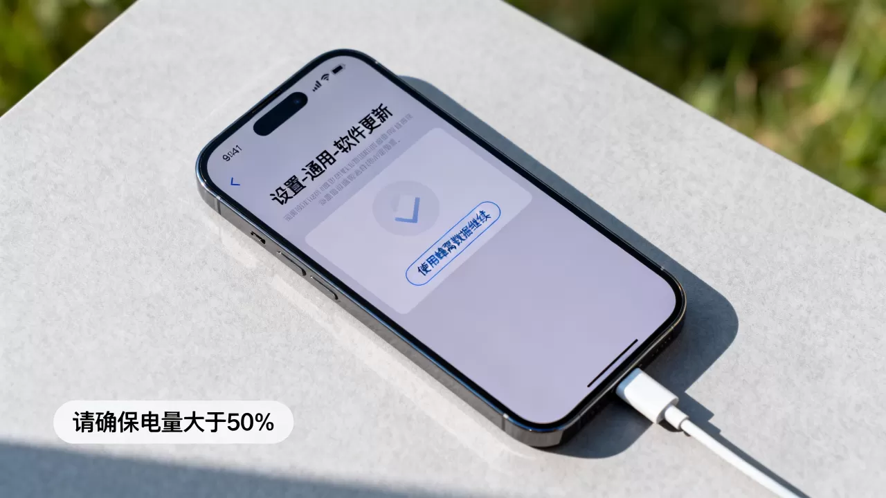 iphone没wifi怎么更新，iphone无网络更新系统方法