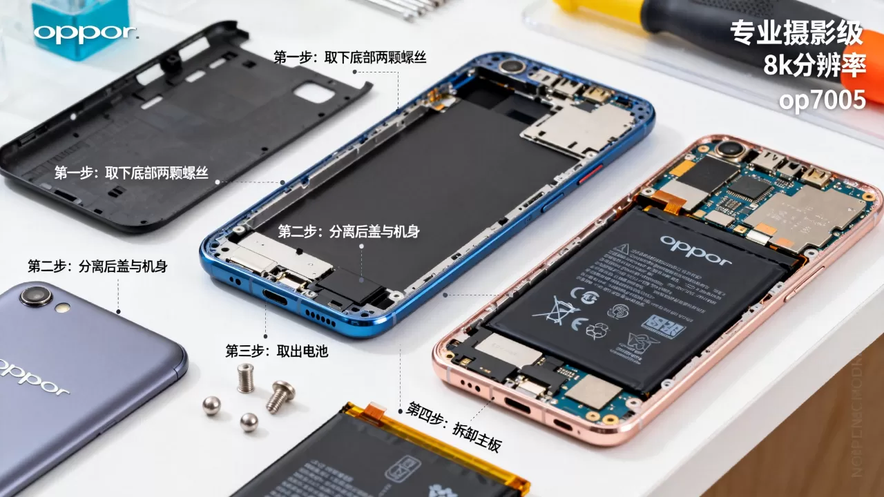 oppor7005先拆什么，oppor7005拆机教程