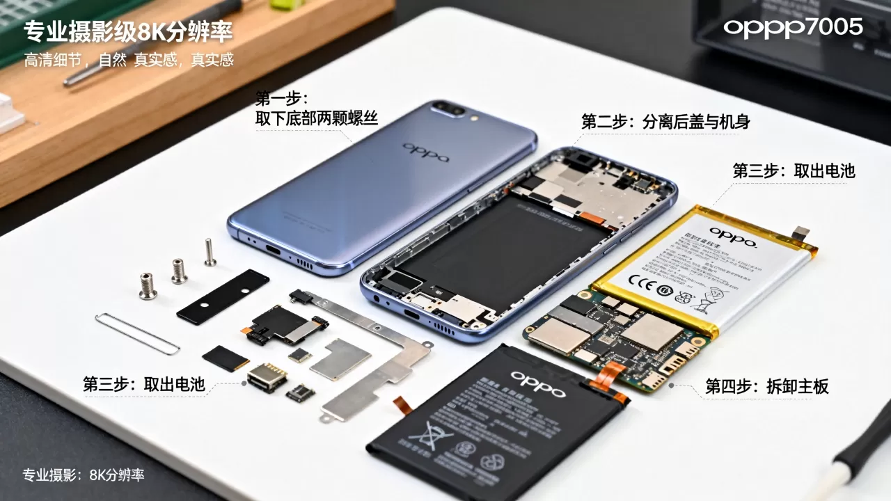 oppor7005先拆什么，oppor7005拆机教程