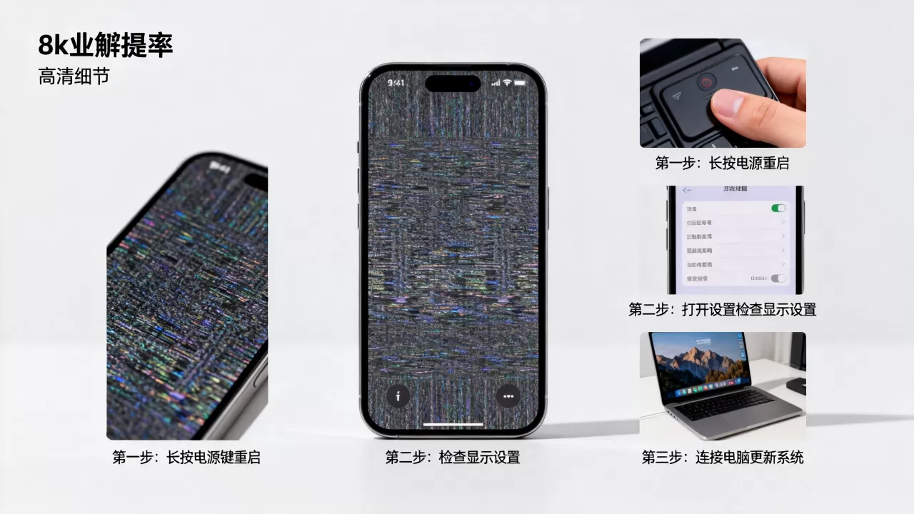 iphone花屏怎么弄出来，iphone花屏解决方法