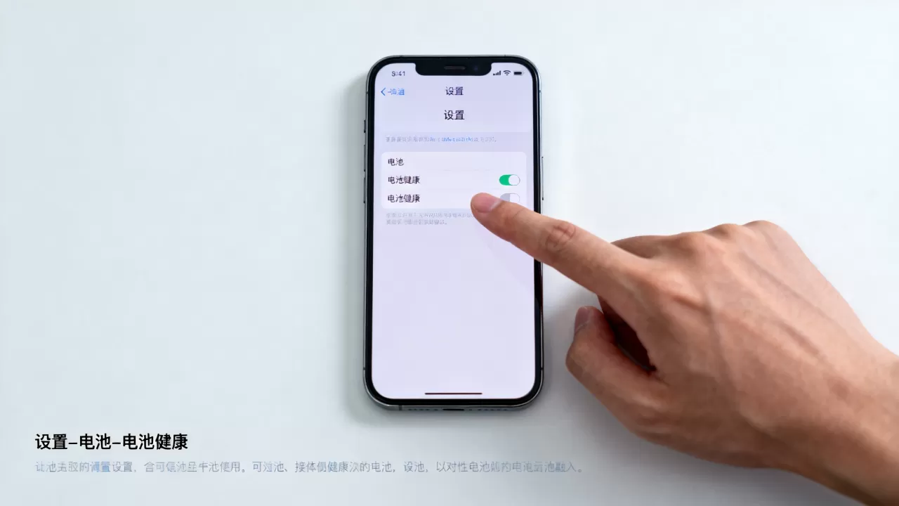 iphone电量怎么设置，iphone电池健康在哪里设置