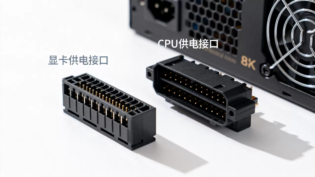 电脑电源cpu插口和显卡插口一样吗,cpu和显卡供电接口区别 电脑电源cpu插口和显卡插口一样吗,cpu和显卡供电接口区别