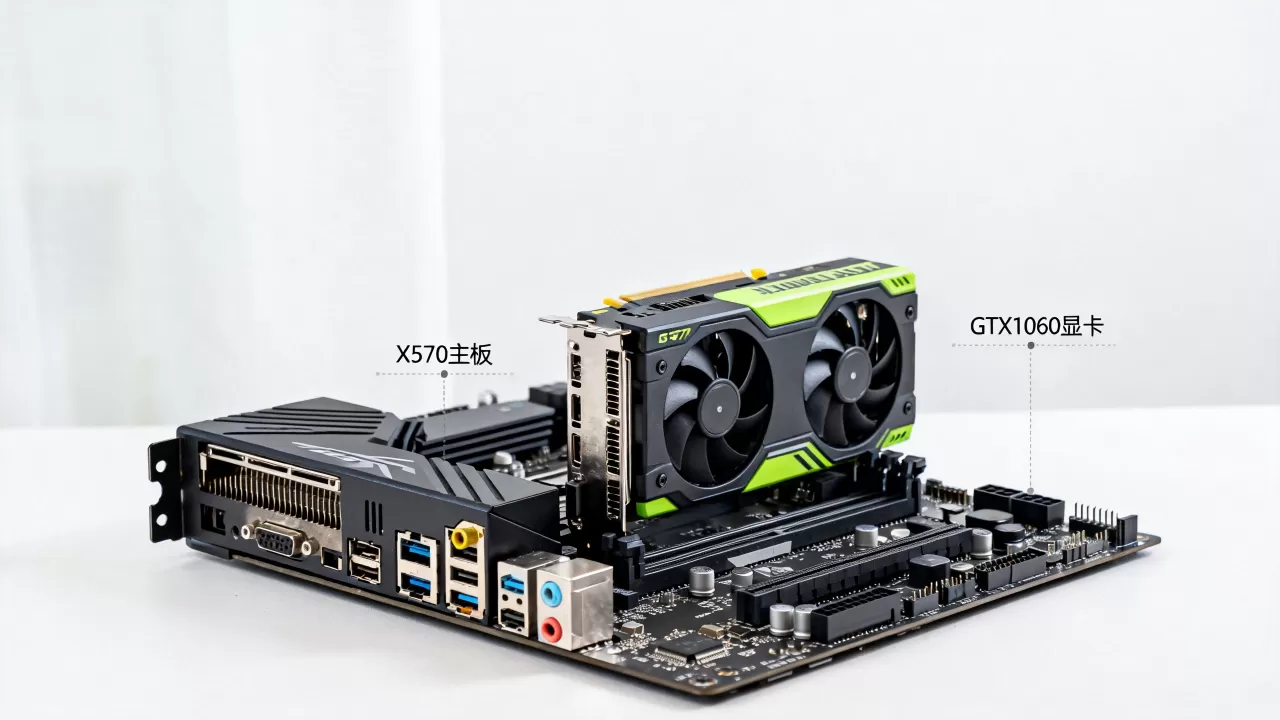 1060显卡能插X570主板吗，X570主板兼容GTX1060显卡