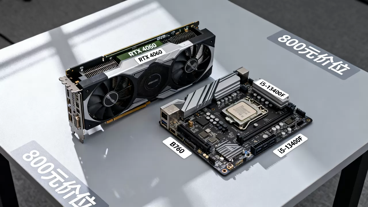 800显卡配多少价位CPU主板，RTX 4060搭配什么CPU主板性价比高