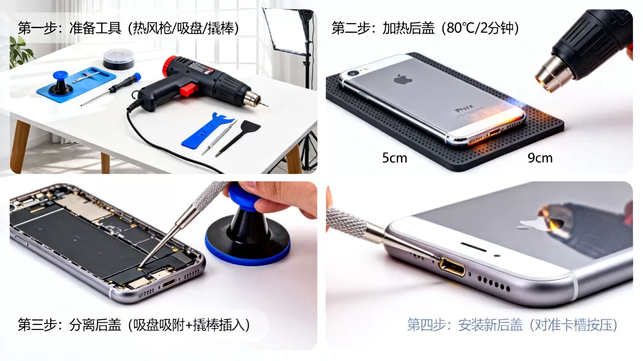 iphone7后盖怎么换，iPhone7后盖更换教程