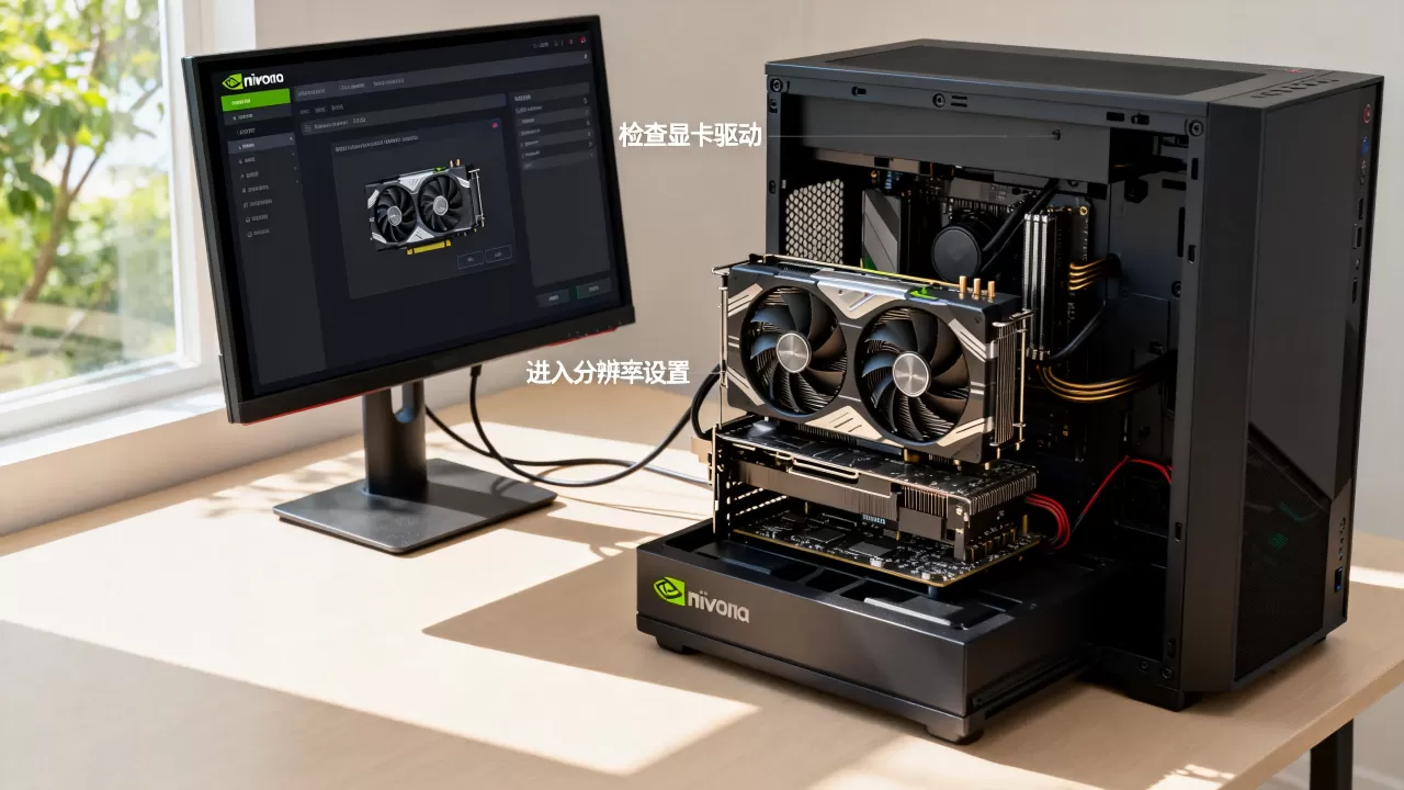 nvidia显卡没有分辨率设置怎么办,nvidia显卡分辨率怎么调 nvidia显卡没有分辨率设置怎么办,nvidia显卡分辨率怎么调