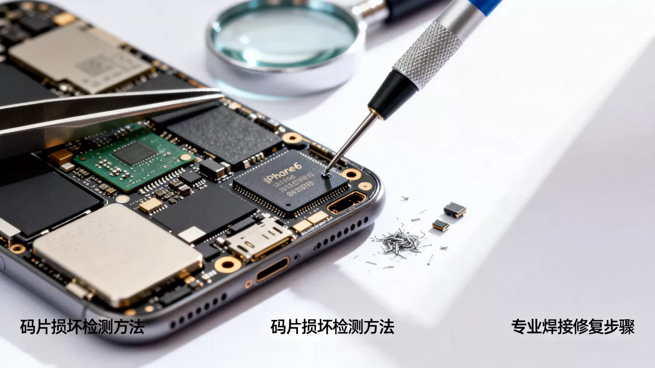 iphone6码片坏了怎么办，iphone6码片坏了怎么修