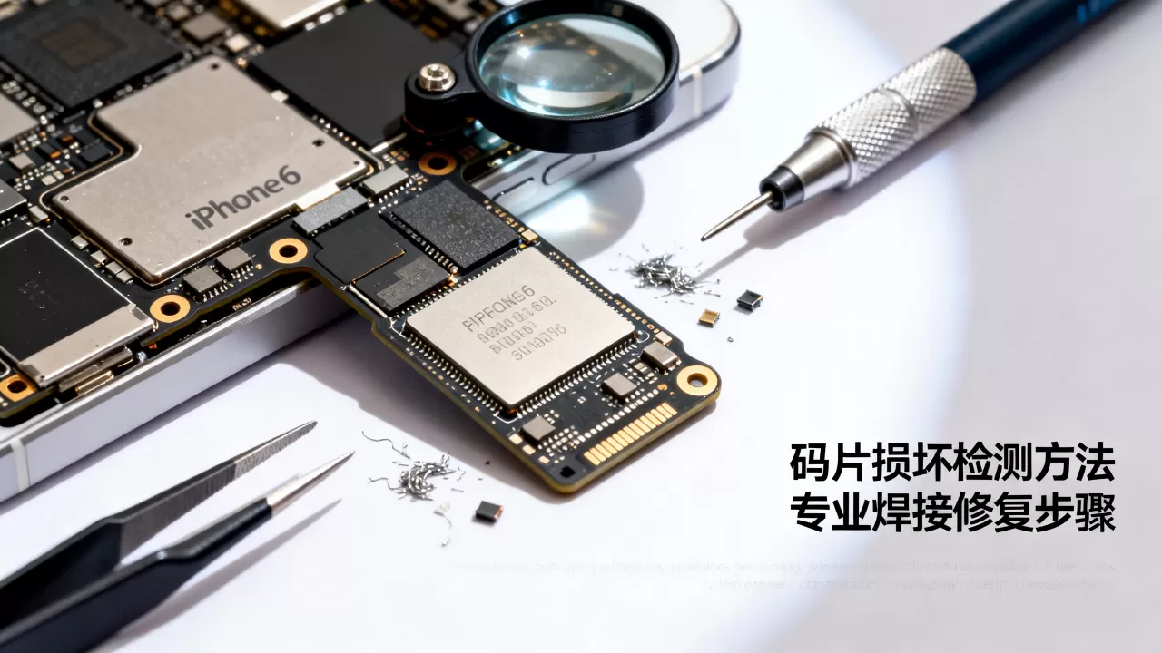 iphone6码片坏了怎么办，iphone6码片坏了怎么修