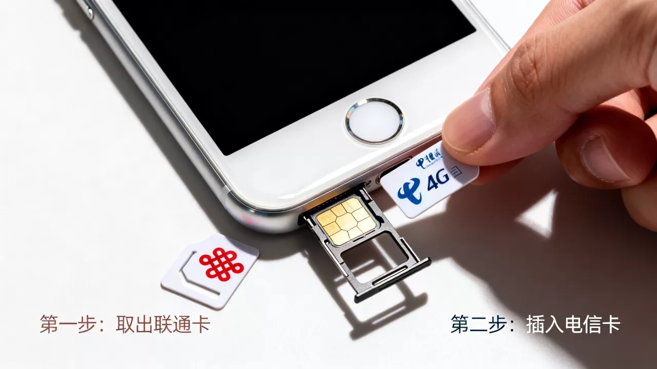 iphone6联通怎么换电信4g卡吗，iphone6联通卡换电信卡教程