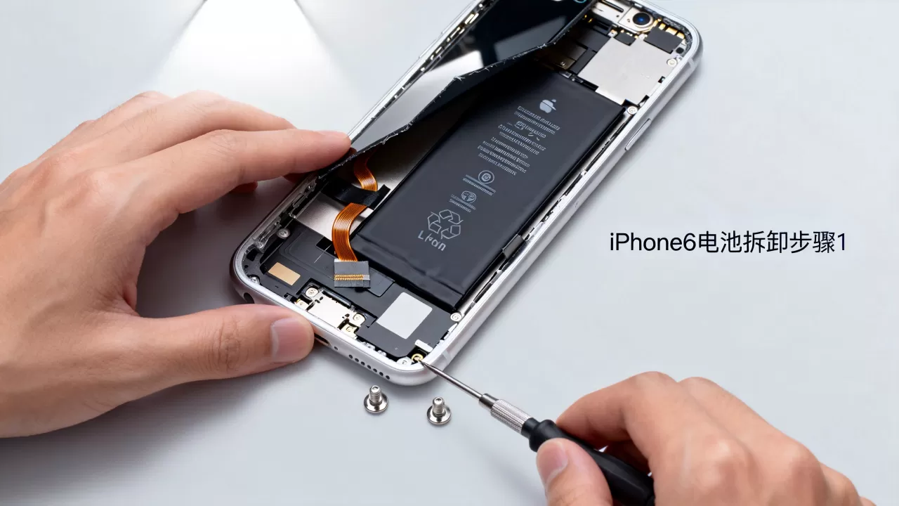 iphone6电板怎么拆，iphone6电池拆卸视频教程