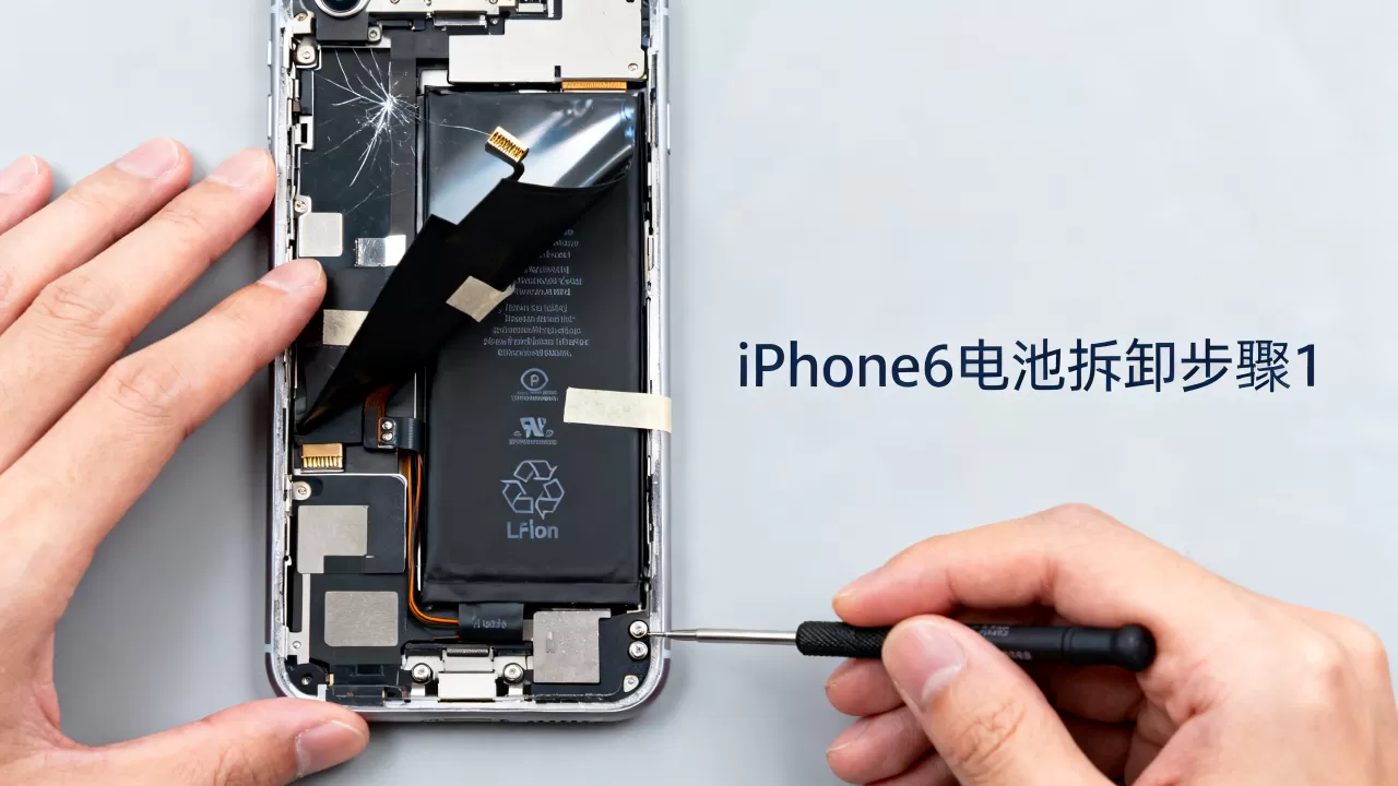 iphone6电板怎么拆，iphone6电池拆卸视频教程