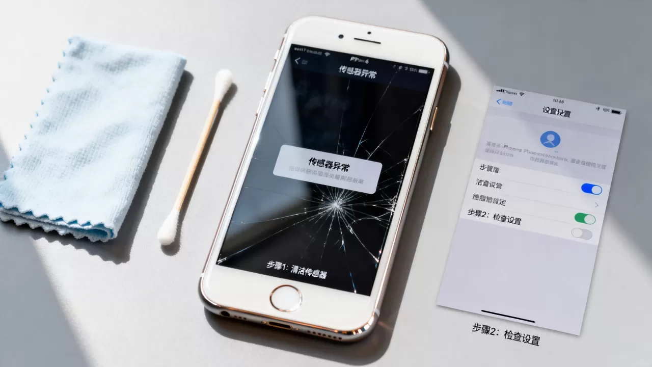 iphone6传感器失灵怎么办啊，iPhone6传感器失灵解决方法