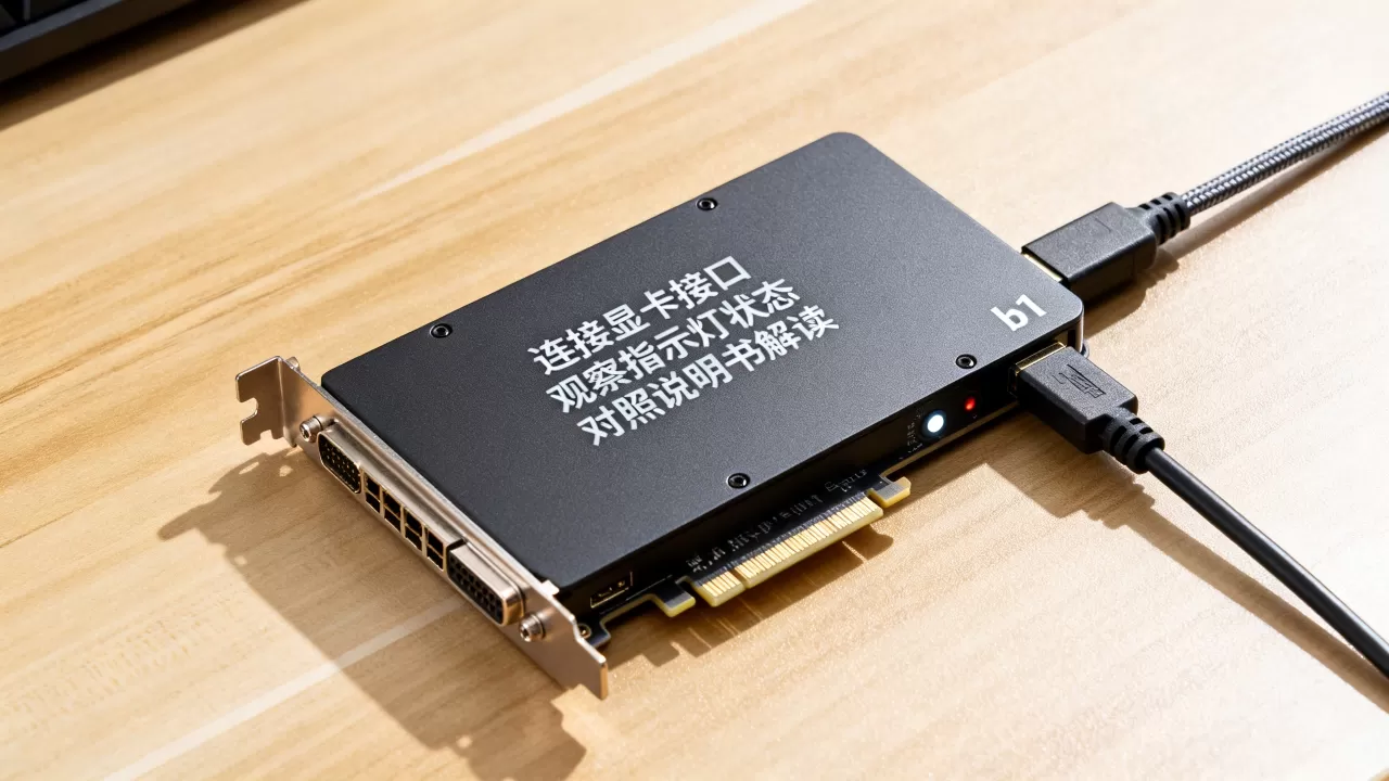 独立显卡诊断卡b1怎么用，独立显卡诊断卡