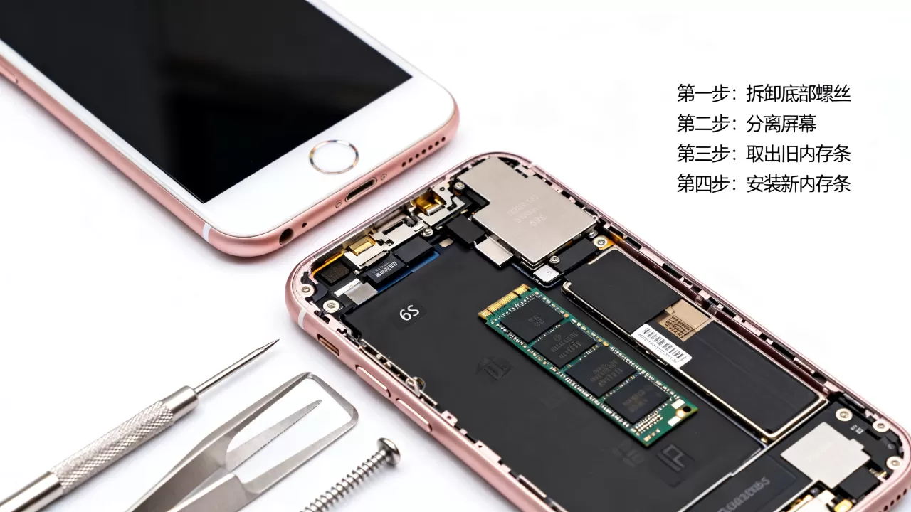 iphone6s怎么换内存,iphone6s更换内存条教程 iphone6s怎么换内存,iphone6s更换内存条教程