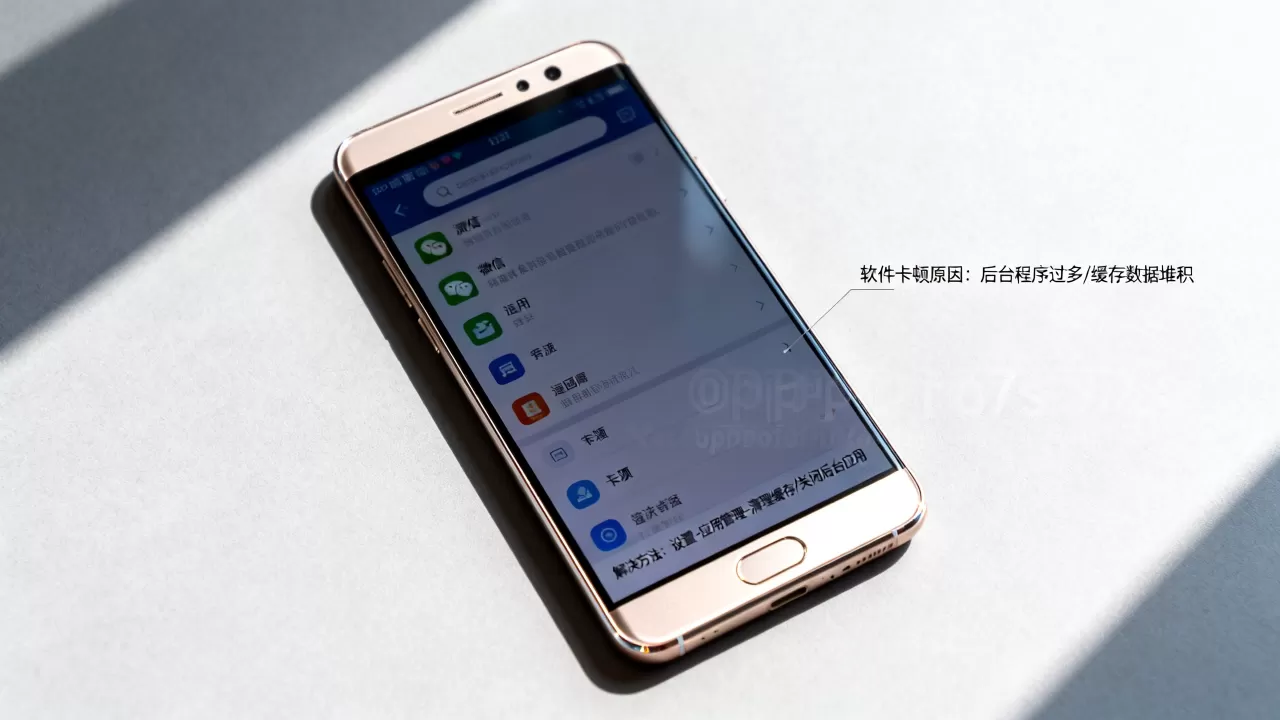 oppopror7s有的软件会卡为什么，oppopror7s软件卡顿解决方法