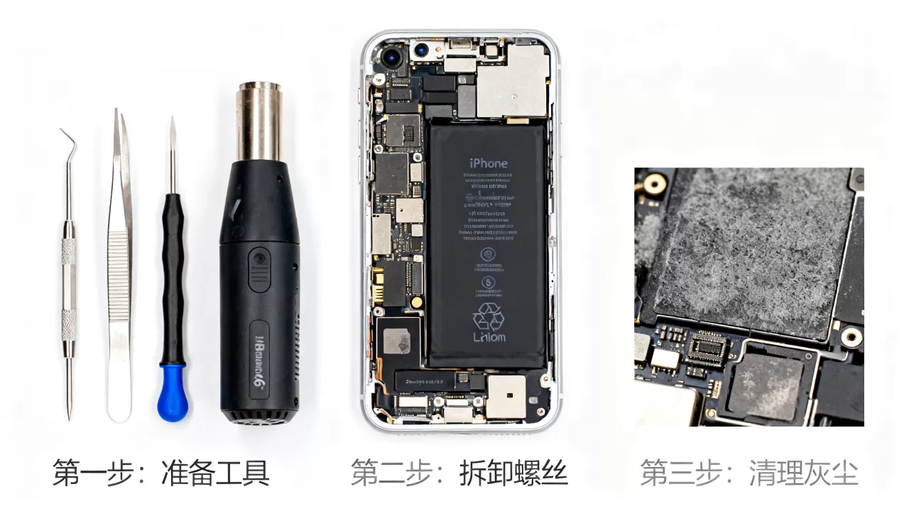 iphone6 怎么拆机清灰，iphone6 拆机教程