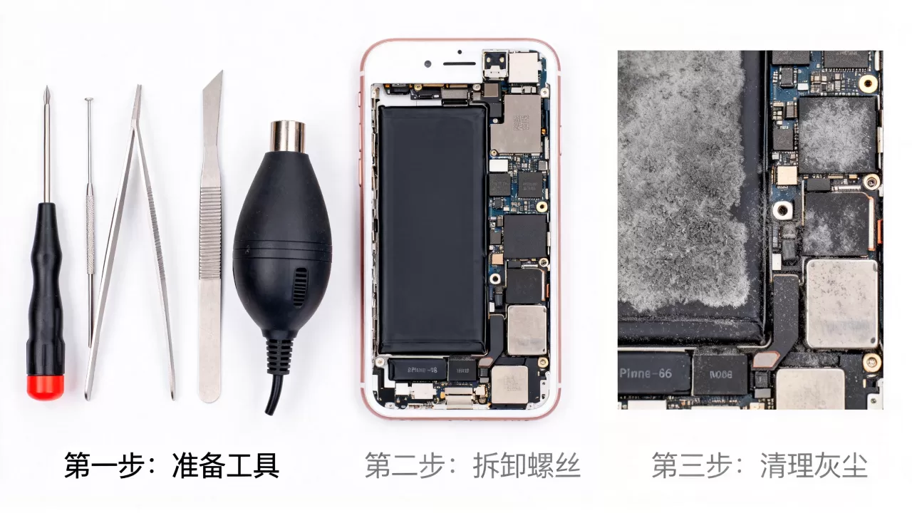 iphone6 怎么拆机清灰，iphone6 拆机教程