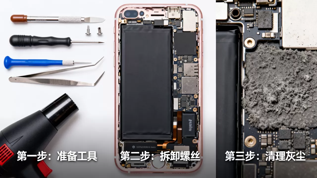 iphone6 怎么拆机清灰，iphone6 拆机教程