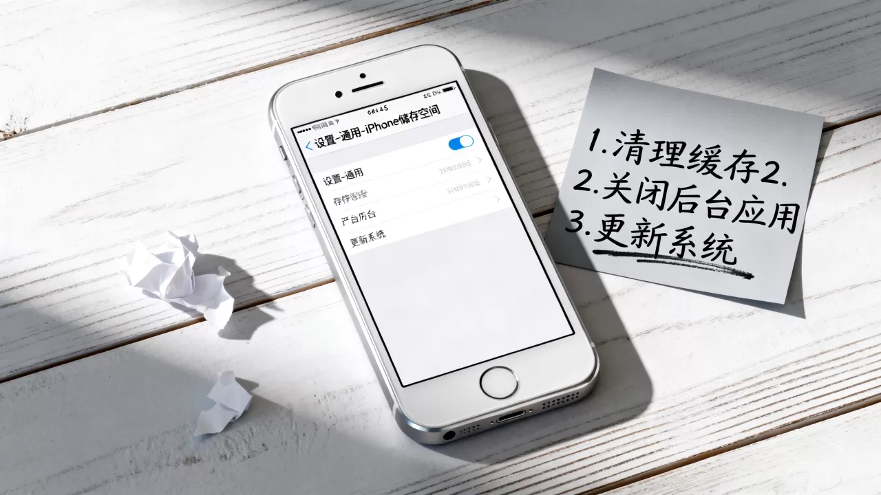 iphone5手机很卡怎么办，iphone5卡顿解决方法