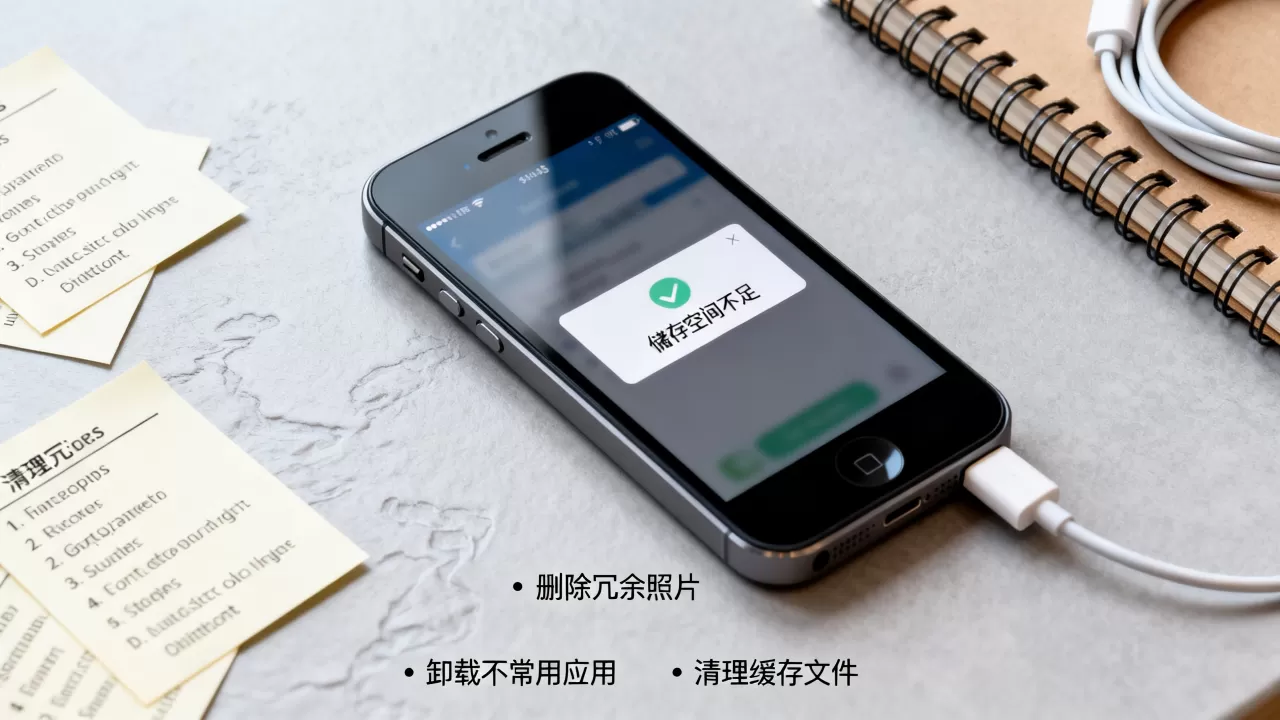 iphone5的储存空间不足怎么办，iphone5清理存储