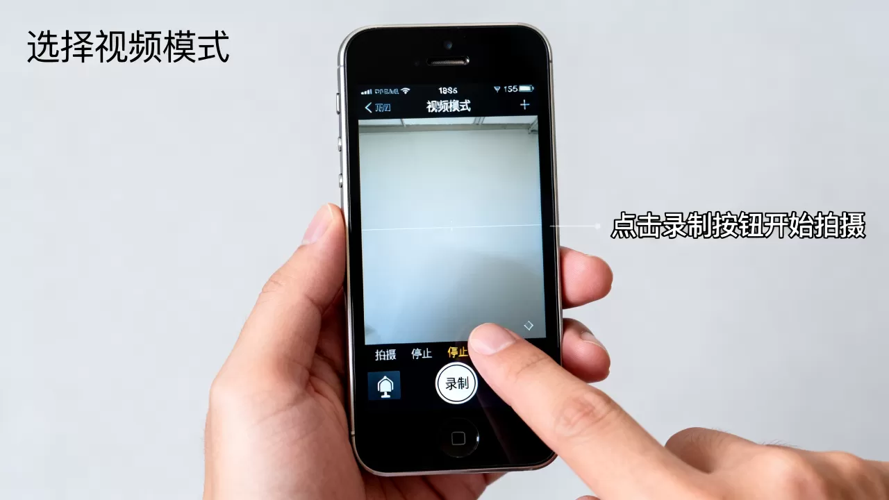 iphone5s怎么录小视频，iphone5s录制视频方法