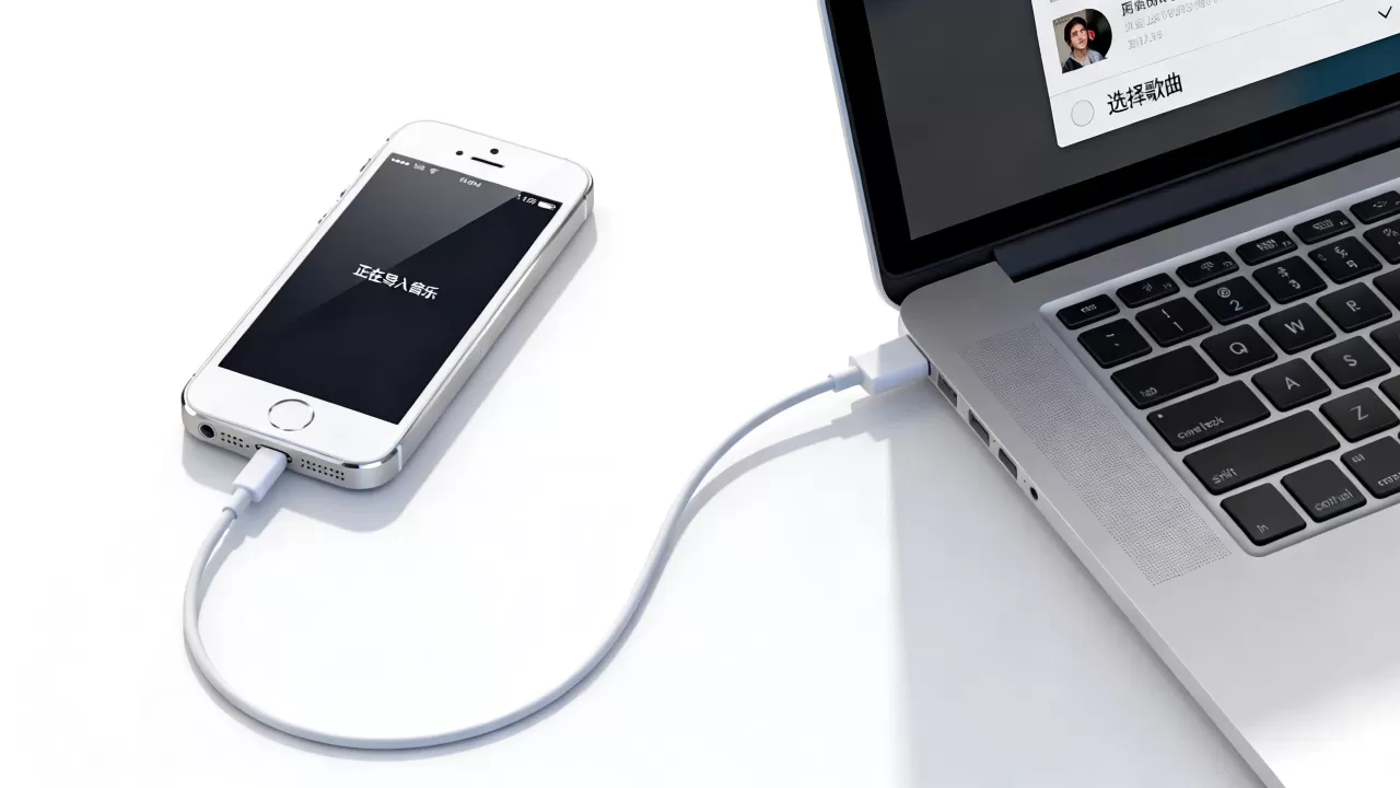 iphone5s怎么拉音乐，iphone5s如何导入歌曲