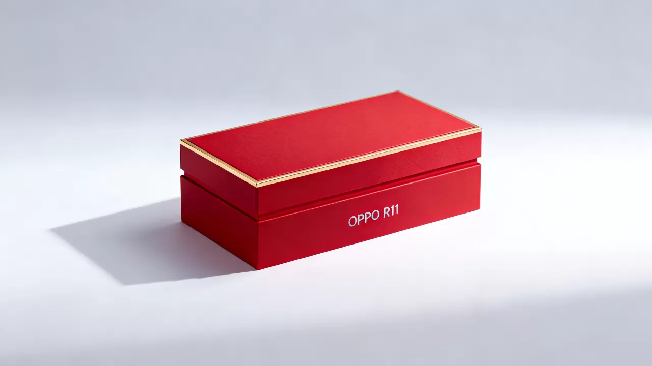 oppor11红色什么盒子，OPPO R11红色版包装盒