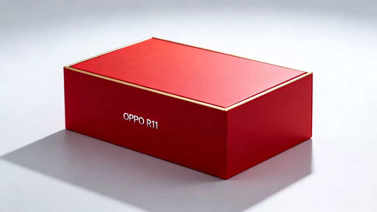 oppor11红色什么盒子，OPPO R11红色版包装盒