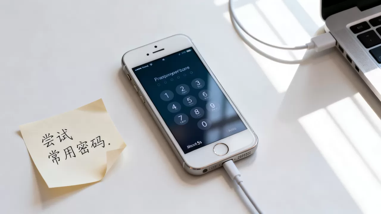 iphone5s手机密码忘了怎么解锁视频，iPhone5s忘记密码怎么快速解锁