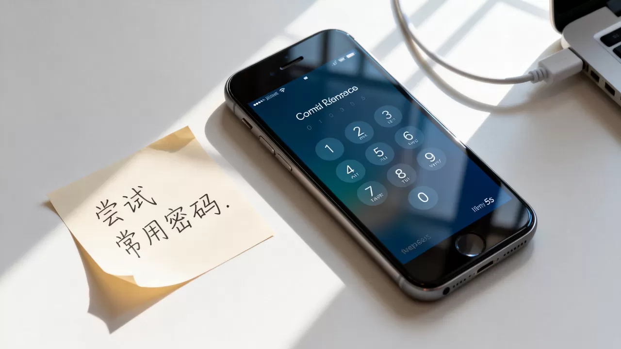 iphone5s手机密码忘了怎么解锁视频，iPhone5s忘记密码怎么快速解锁